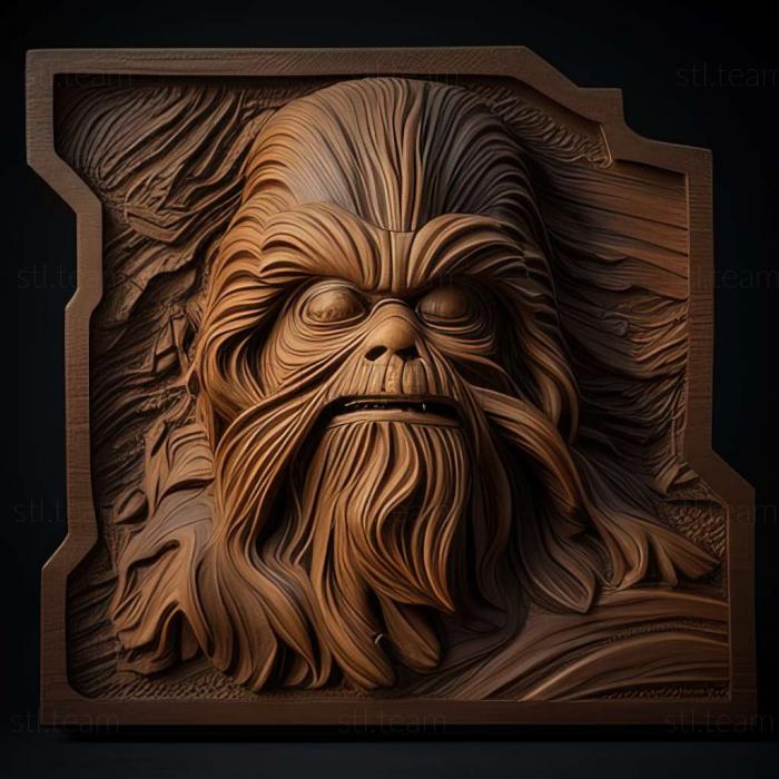 3D model Star Wars Galaxies Rage of the Wookiee game (STL)